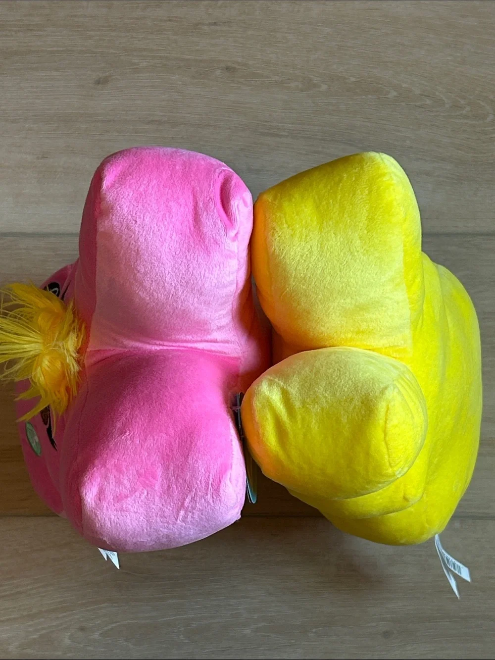 2 NWT 14” Peeps Plush Bunny Pair - Pink Emo & Yellow